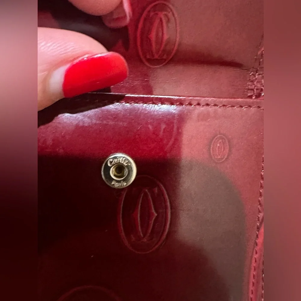 Cartier Happy Birthday Bifold Bordeaux Wallet
